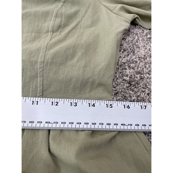 NEW Baltic Born Dress Size L Shelby Midi Tiered Cotton Sage Green Pockets NWT - Picture 6 of 7